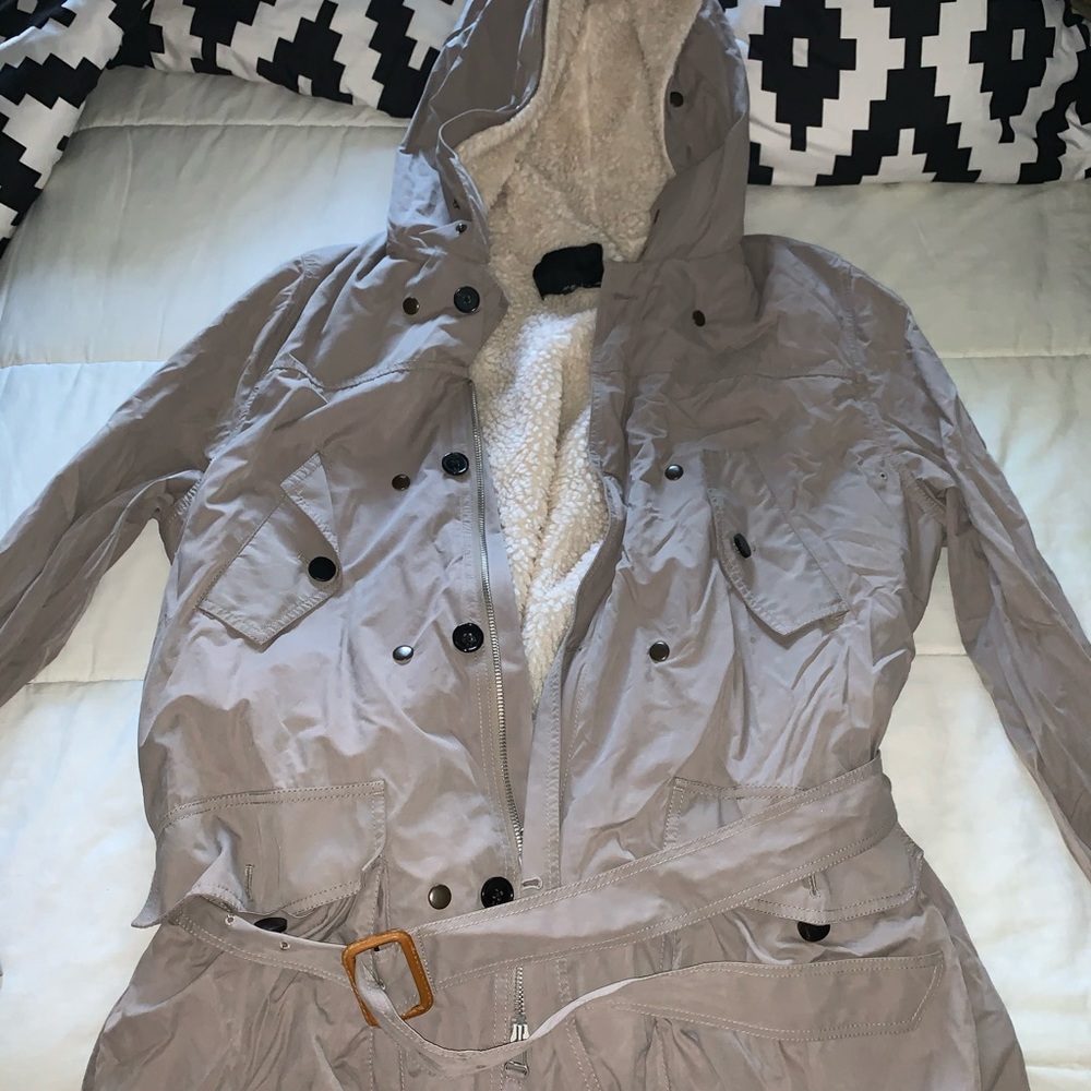 Sherpa lined  jacket !!
